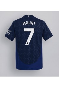 Fotbalové Dres Manchester United Mason Mount #7 Venkovní Oblečení 2024-25 Krátký Rukáv